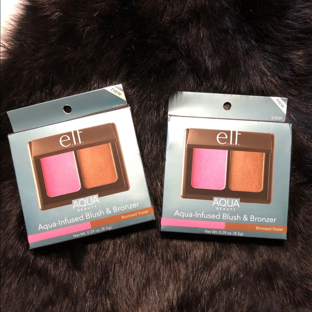 2 Lot Elf Blush & Bronzer